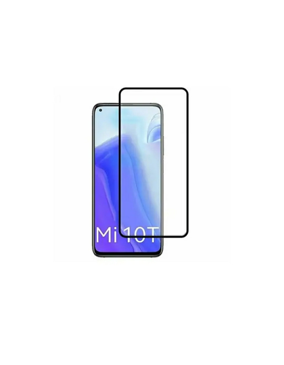 Захисне закалене скло для смартфона Xiaomi Mi 10T Чорне