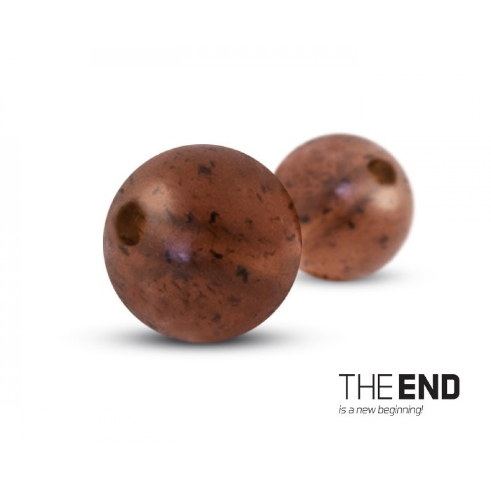 СТОПОРНІ СИЛІКОНОВІ КУЛЬКИ SOFT BEADS THE END / 50PCS / 8MM / G-ROUND, фото 1