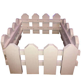 Дерев'яний парканчик під Ялинку 500*250/500 мм (від 5 секцій)