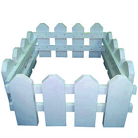 Дерев'яний парканчик під Ялинку 500*250/500 мм (від 5 секцій)