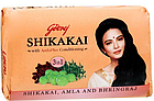 Мило-шампунь Шикакай Амла Бринграж Herbal Soap Shikakai Bhringraj Amla 75g Мило для волосся Індія, фото 4