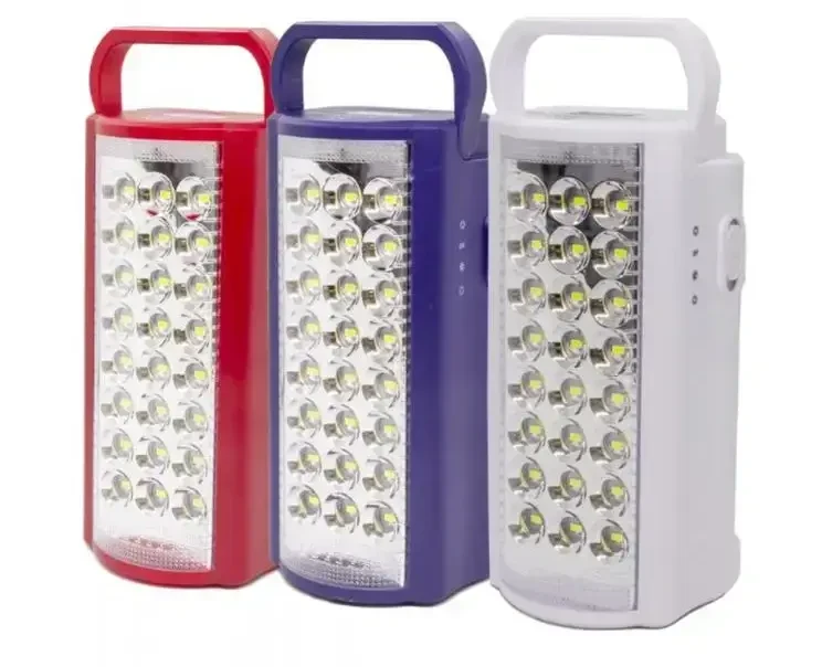Ліхтар переносний світлодіодний з повербанком Viva 6318, 18 LED, ЗУ 220V, потужний акумулятор 6v4mah