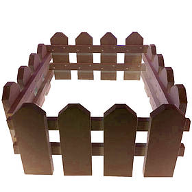 Дерев'яний парканчик під Ялинку 500*250/500 мм (від 5 секцій)