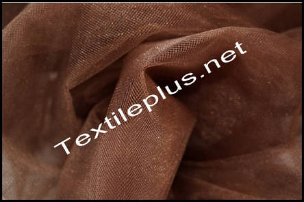Тюль фатин коричневий. 6.2м, фото 2