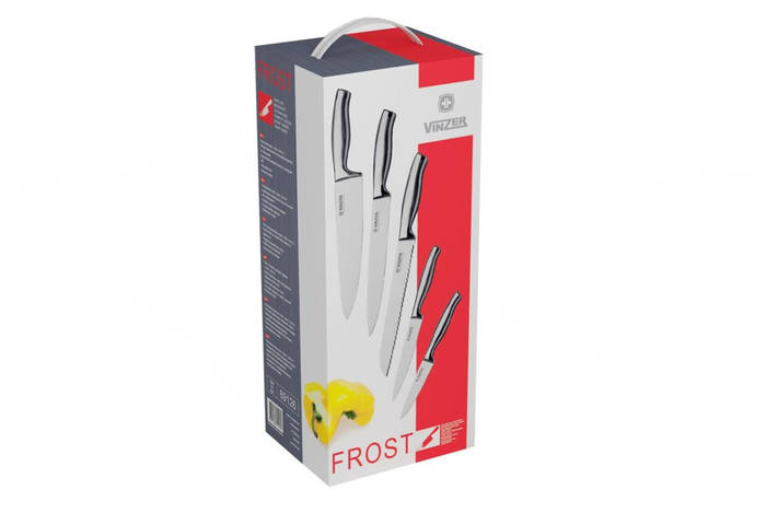 Набор ножей Vinzer Набор кухонных ножей из нержавейки Качественные ножи ...