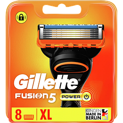 Змінні картриджі для гоління Gillette Fusion Power, 8 шт.