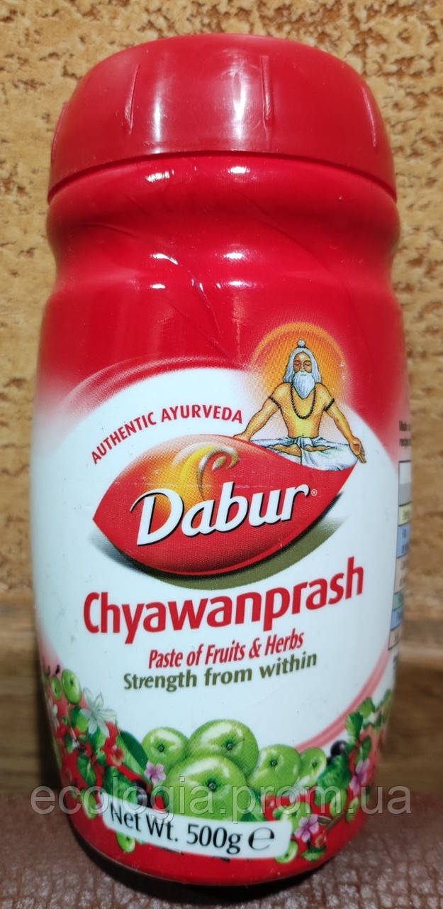 Чаванпраш (термін 08.23) Chyawanprash Dabur 500 г Зміцнення імунітет Захисні властивості організму Енергія Сила