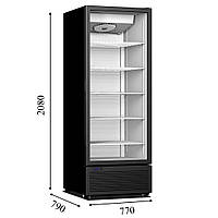 CR 800 Холодильный шкаф с одной дверью без лайтбокса CRYSTAL S.A. Греция