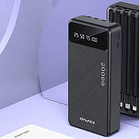 Power bank Зовнішній акумулятор Awei P132K 20000 mAh чорний