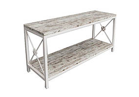 Тумба ТВ Тіроль метал білий оксамит ДСП Кантрі Лейбл (TeneroTM)