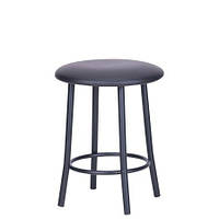 Табурет кухонний Таллі каркас чорний шкірозамінник чорний (AMF-ТМ)