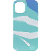 Чехол Silicone case full Aquarelle для Apple iPhone 12 Pro Max (6.7")