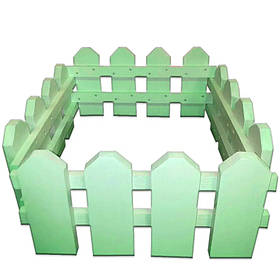 Дерев'яний парканчик під Ялинку 500*250/500 мм (від 5 секцій)