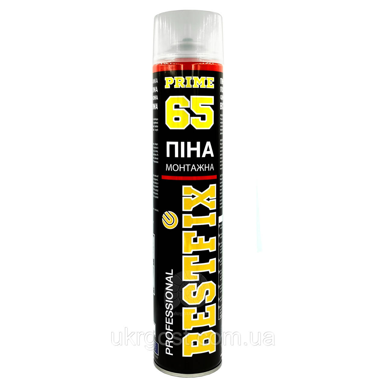 Піна монтажна ручна Bestfix Straw-type (65 л) 800 мл