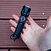 Яскравий легкий ліхтарик кишеньковий акумуляторний / бюджетний ручний світлодіодний LED ліхтар з USB зарядкою, GP17, фото 3
