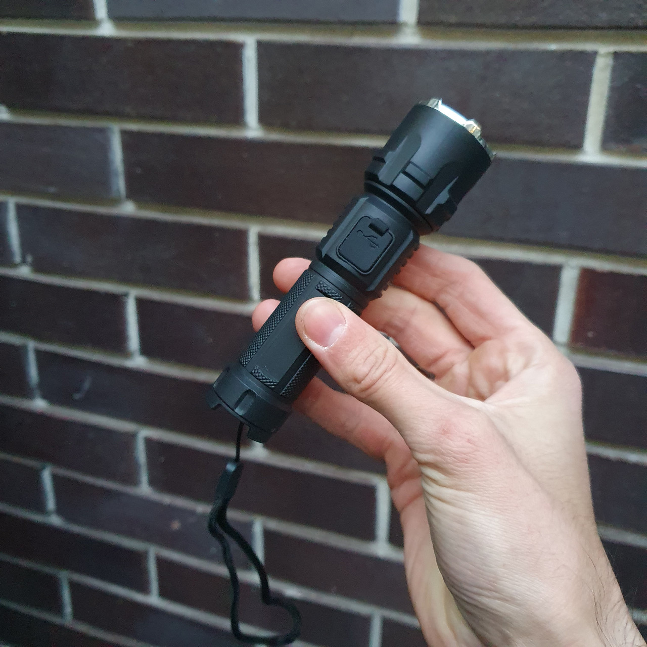 Яскравий легкий ліхтарик кишеньковий акумуляторний / бюджетний ручний світлодіодний LED ліхтар з USB зарядкою, GP14, фото 1