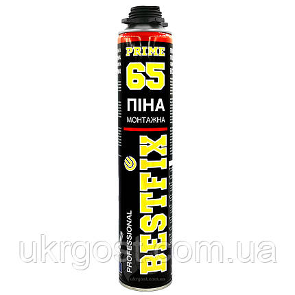 Піна монтажна професійна Bestfix Gun-type 860 мл, фото 1