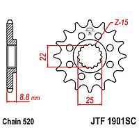 Звезда ведущая, JT Sprocket JTF1901.13SC