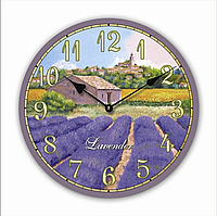Настенные кварцевые часы "Lavender" Ø 34 см.