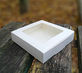 Коробка для текстилю 15,5х15,5х3,5 см біла