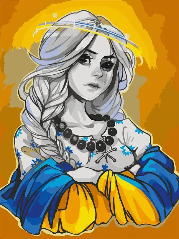 Картина за номерами Сила в погляді 30*40 см ArtCraft 10381-NN pbn-p