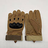 Рукавички XL військові тактичні койот пісочні, фото 3