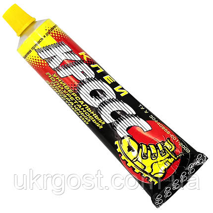 Клей поліуретановий прозорий Крос Хімік Плюс 40 мл, фото 1