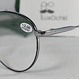 +3.0 Готові округлі молодіжні окуляри для зору, фото 4