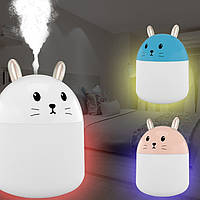 Увлажнитель-ночник 2 в 1 Humidifier LED Котик 250 мл | Портативный увлажнитель воздуха | USB LED ночник