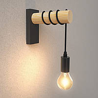 Внутрішній настінний світильник, для вітальні, спальні, передпокою, E27, 220V Black