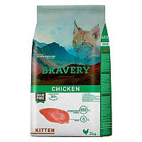 Bravery Kitten Chicken Сухой корм с курицей для котят-2кг