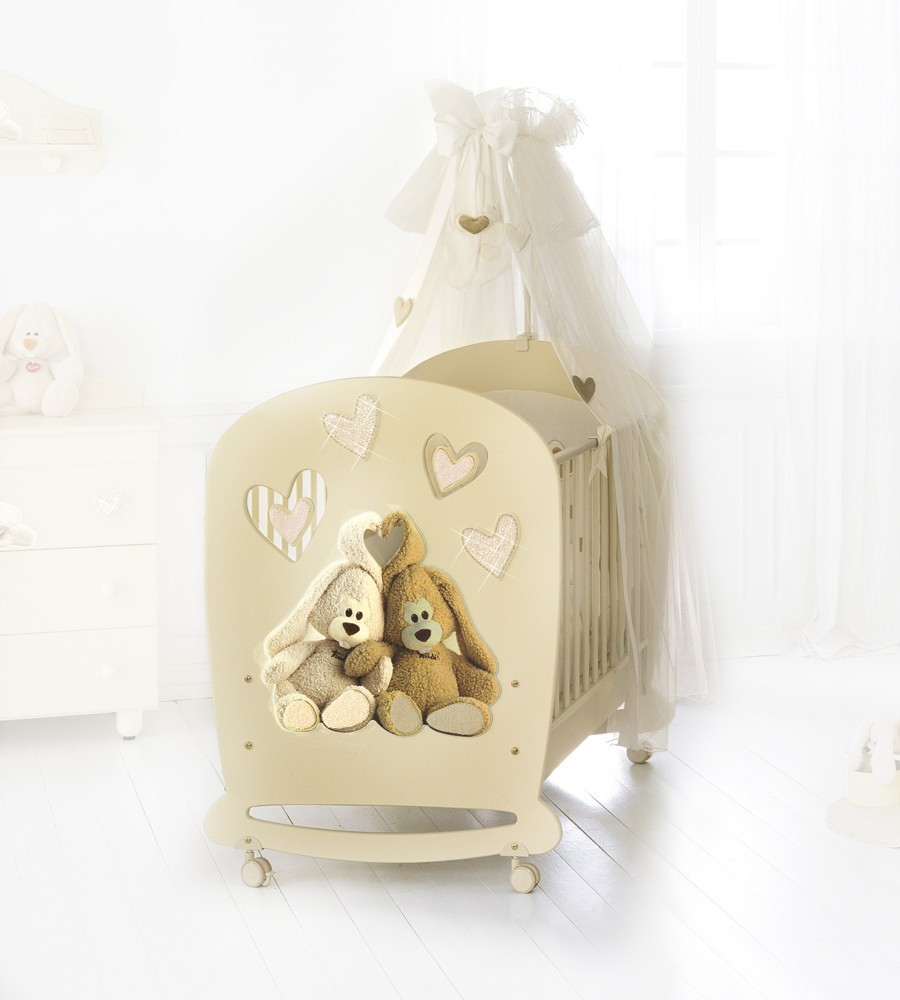 Ліжечко Baby Expert LETTINO CREMINO LUX