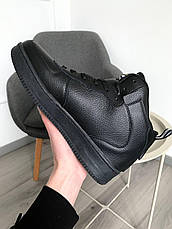 Чоловічі кросівки Nike Air Force 1 High Utility Black White (с мехом) ALL09580, фото 5