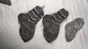 Шкарпетки дитячі з натурального пуху кози