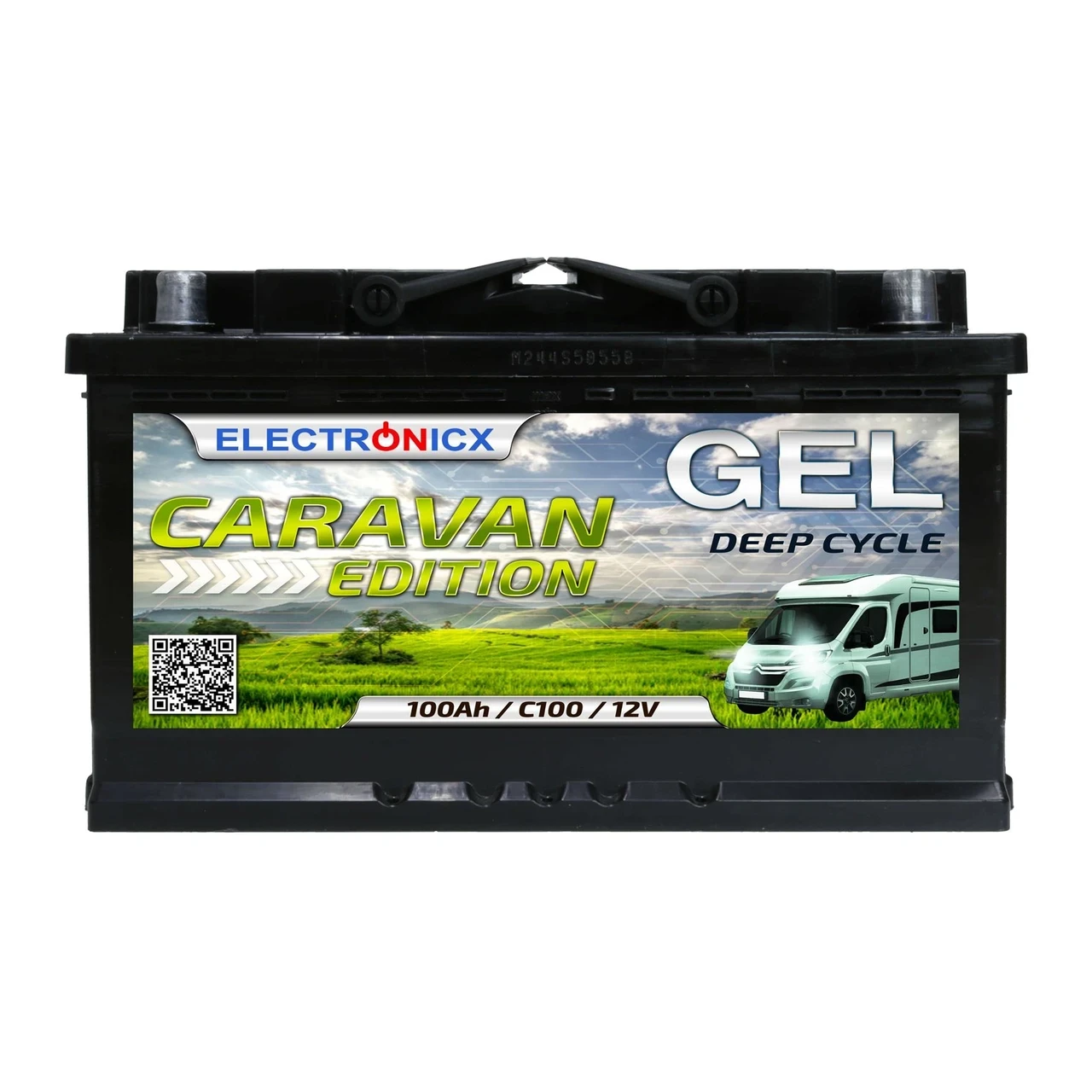Акумулятор гелевий Electronicx Caravan Edition 100 ah 12v