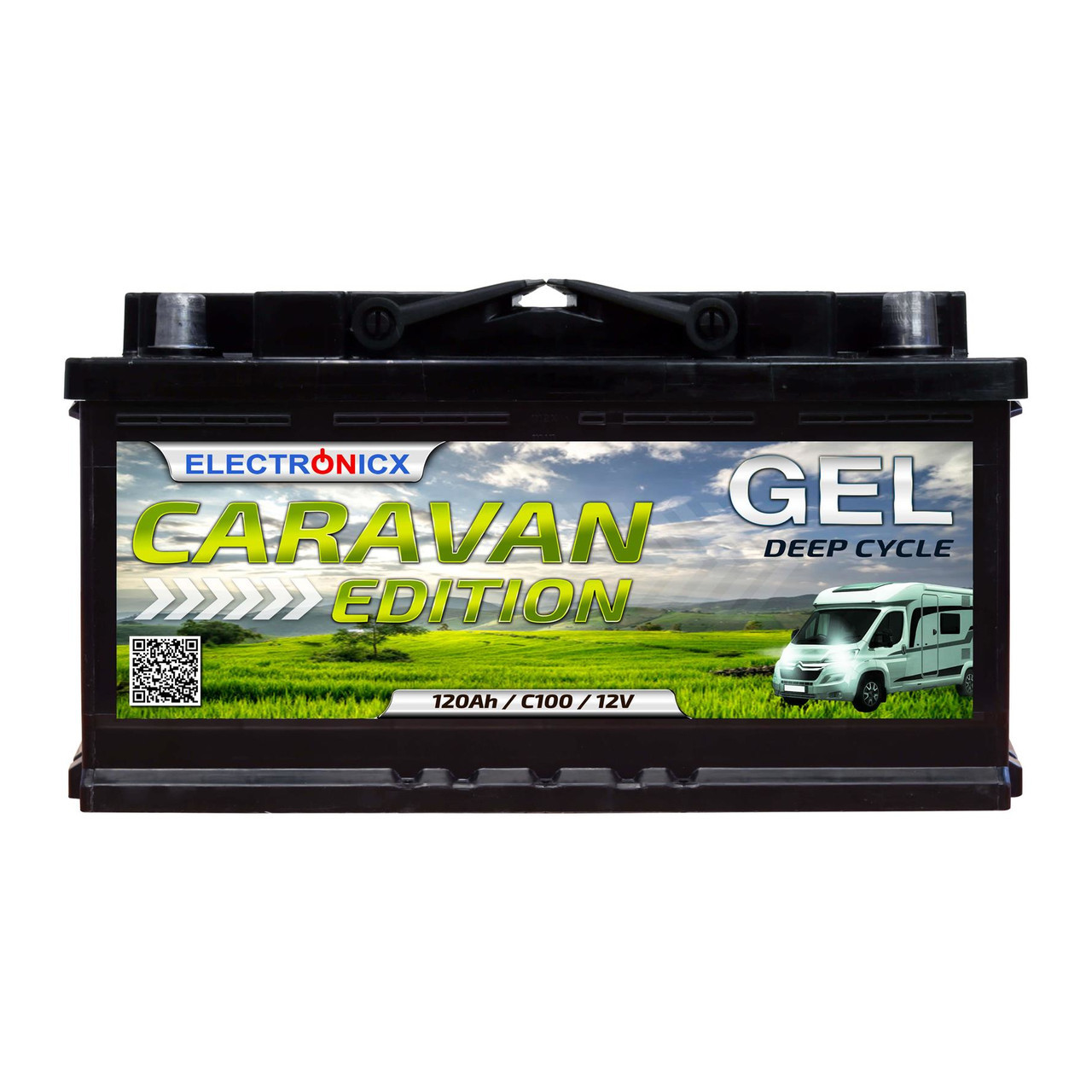 Гелевий аккумулятор Electronicx Caravan Edition 120 ah 12v