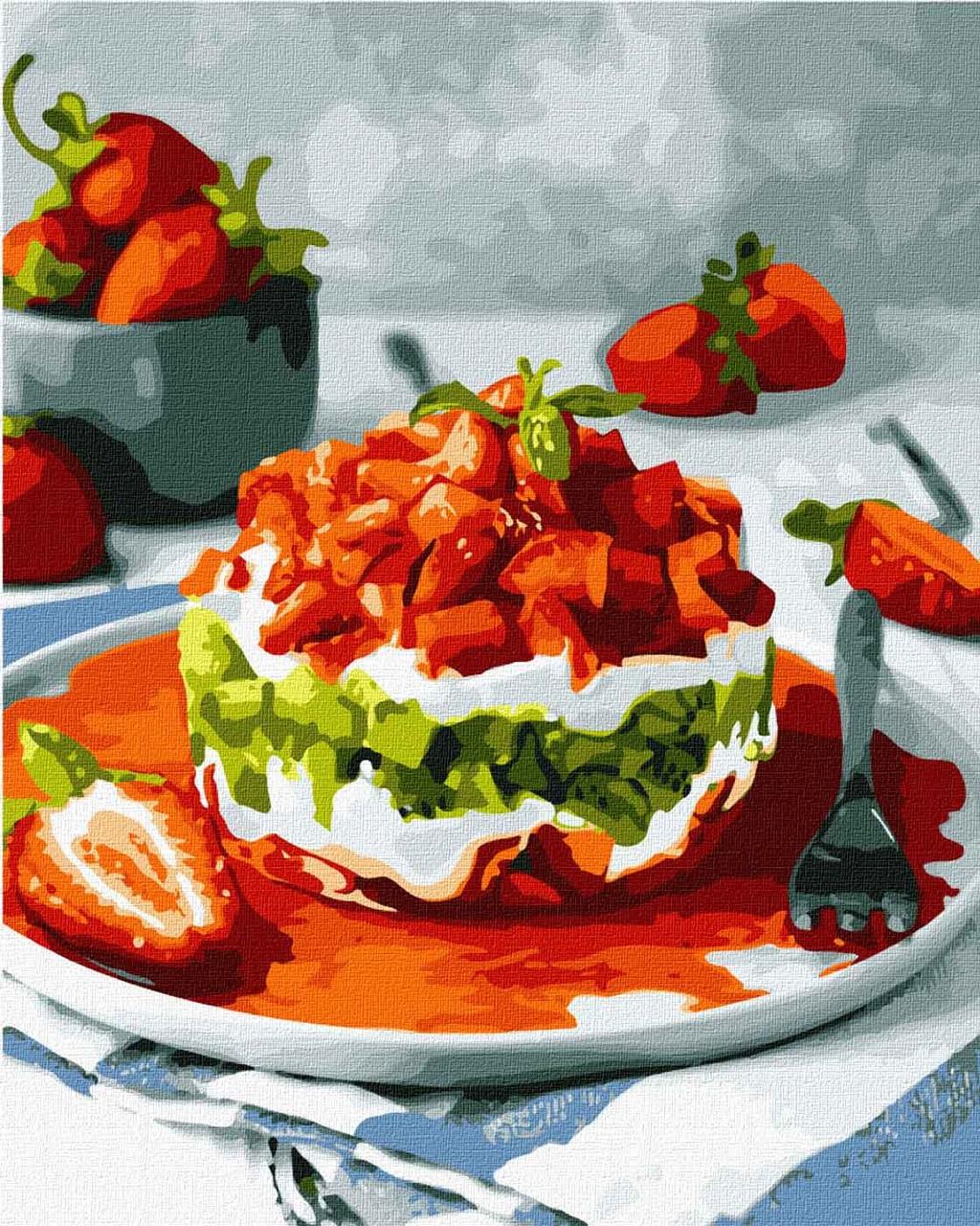 Картини по номерах акрил. "Солодке поєднання" 40х50см №КНО5613/Ідейка/