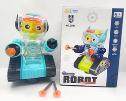 Робот на бат-ці,звук,світ.,в кор-ці,13,5х12,5х18,3см №0841(24)(48) КІ