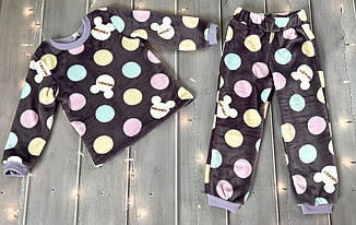 Дитячий костюм-піжама для дівчинки вельсофт 8355, на зріст 92-116р., фото 3