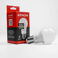 Світлодіодна LED лампа ETRON 10W A60 3000K E27 тепле світло