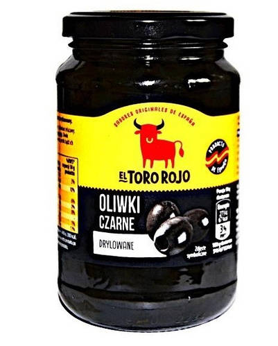 Черные оливки (маслины) без косточек Toro Rojo 340гр. Испания (ID ...