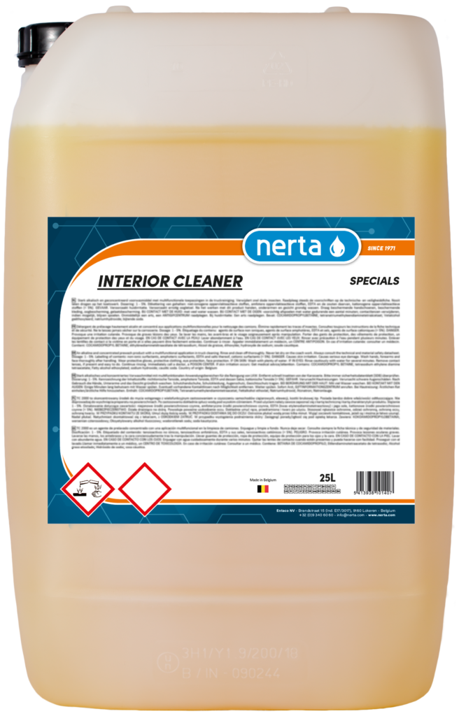 Очисник текстилю, кілимів, диванів, салону авто Nerta Interior Cleaner 25 л