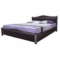 Ліжко двоспальне Прованс срібна патина Венге 160*200 см (Мікс-Меблі ТМ)
