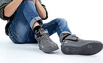 Чоловічі кросівки Nike Air Force Fur Dark Grey (зима) ALL09656, фото 6