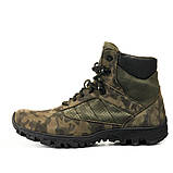 Чоловічі зимові військові кросівки, чоловічі зимові шкіряні берці, чоловічі зимові теплі високі берці, фото 4
