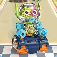 Танцующий робот (2 вида на выбор, музыка, подсветка, колеса свободного хода) 662 B