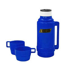Термос зі скляною колбою 1 л Coby 2500TT-A (blue)