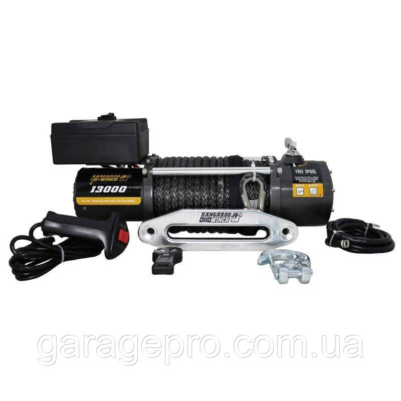 Лебідка для позашляховика Kangaroowinch 13000 (Синтетичний трос/5907 кг)