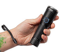 Ліхтар ручний акумуляторний / на батарейках до 1000м X-BALOG BL-S26-T6 алюмінієвий L-096