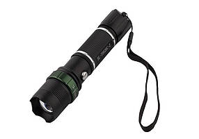 Ліхтар ручний акумуляторний / на батарейках до 300м X-BALOG UV 2 діоди BL-T8626C-2 алюмінієвий L-072